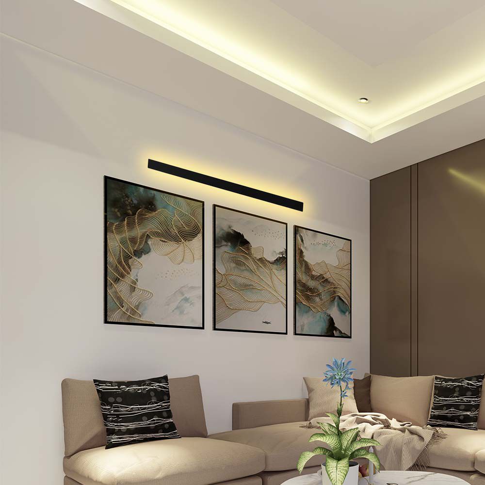Lampă liniară LED de perete 23W, 3000K, IP65, Antracit, VT-1178, V-TAC - imagine 3