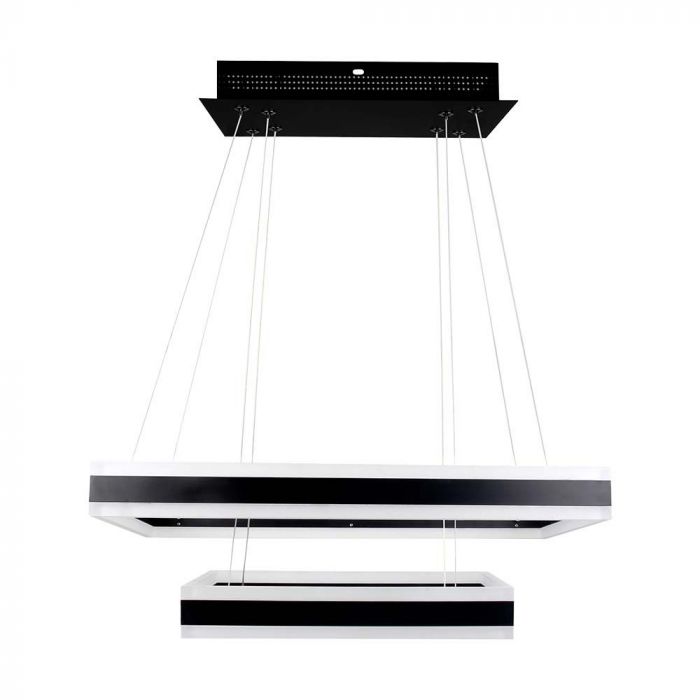 113W Soft Light Candelabru Dimabil Negru 3000K